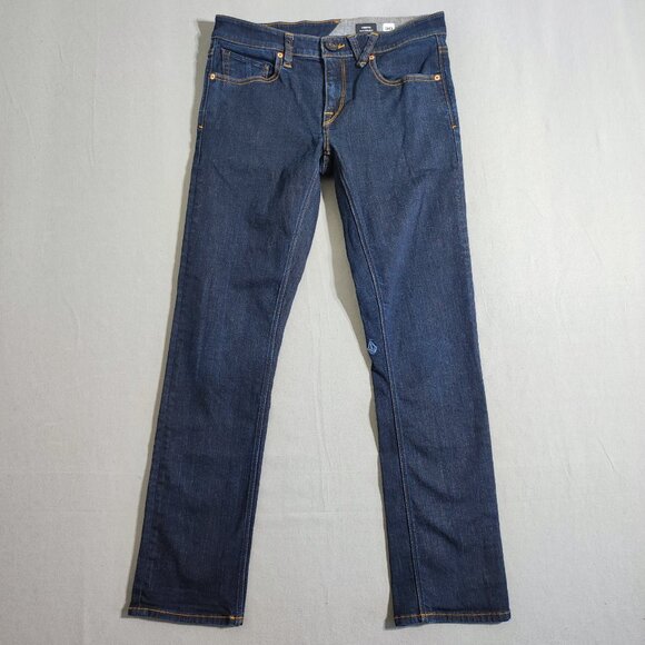 Volcom Vorta jeans men's size 30 Atlantic blue colour Slim Straight - Picture 1 of 13
